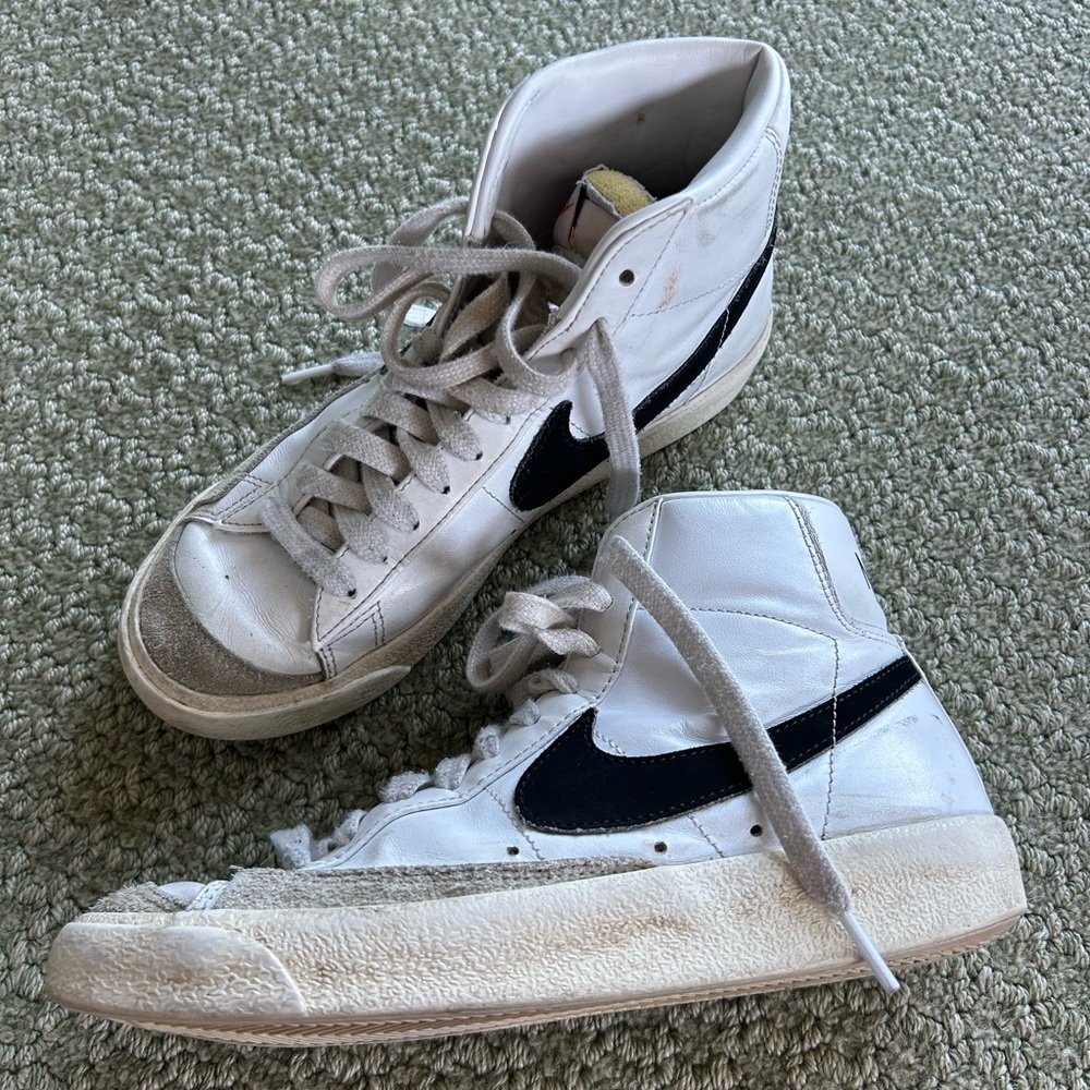 Nike Classic White and Black High-Tops